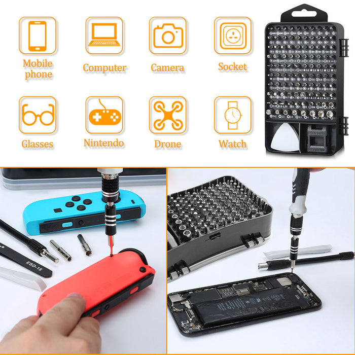 115 in 1 Magnetic Precision Torx Screwdriver Set Computer PC Phone Repair Tools