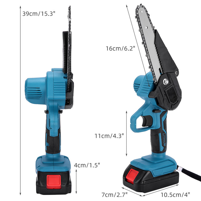 Electric Cordless Chainsaw Battery Powered