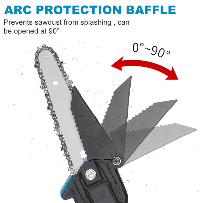 Electric Cordless Chainsaw Battery Powered