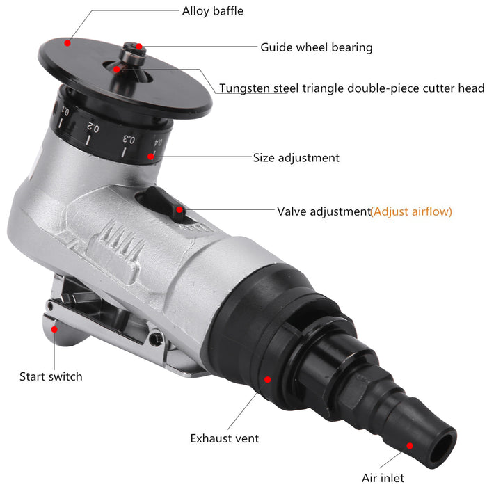 Air Chamfer Tool Mini Trimming Chamfering Pneumatic Beveling Machine Deburring