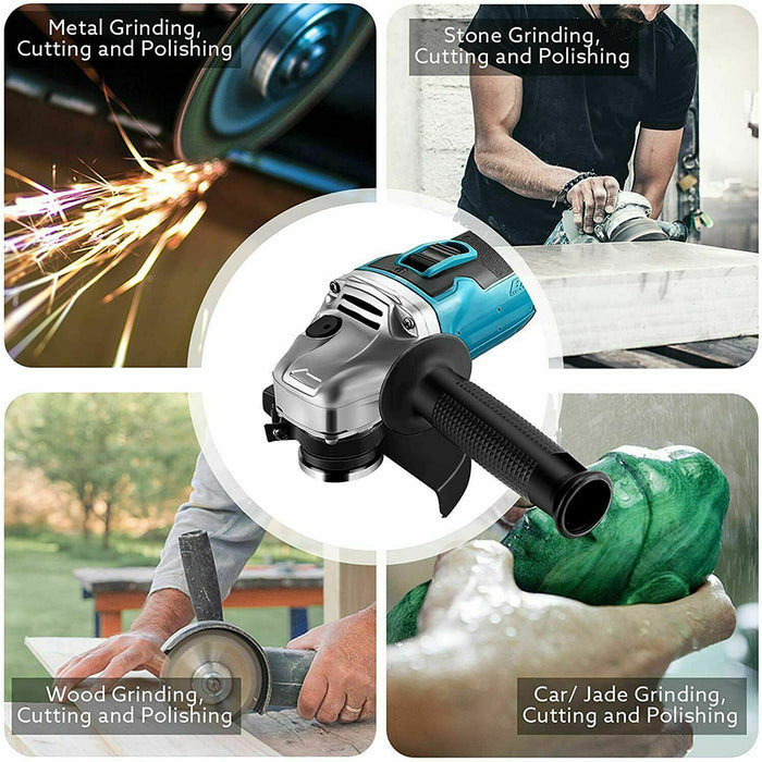 125mm Brushless Angle Grinder Cordless 10000RPM Tool Kit For Makita 18V Battery