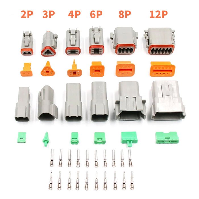 Deutsch DT Connector Plug Kit With Genuine Deutsch Crimp Tool Auto Marine