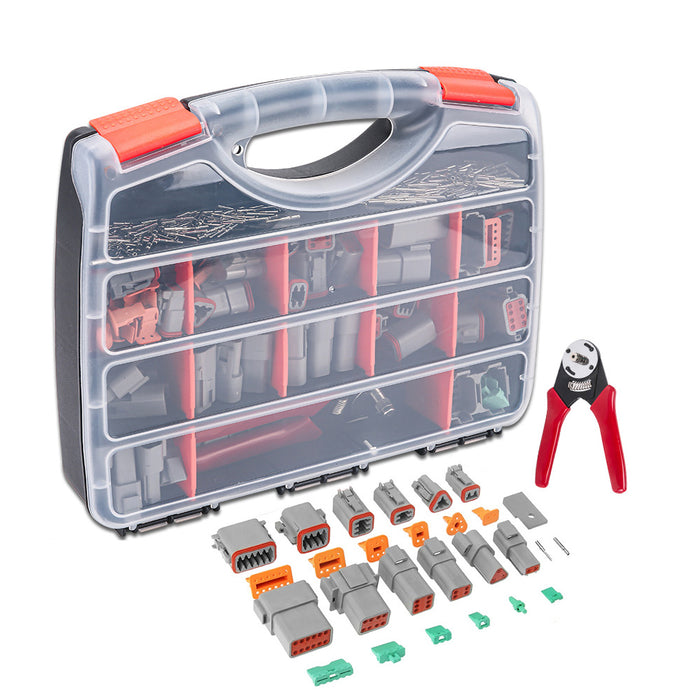 Deutsch DT Connector Plug Kit With Genuine Deutsch Crimp Tool Auto Marine