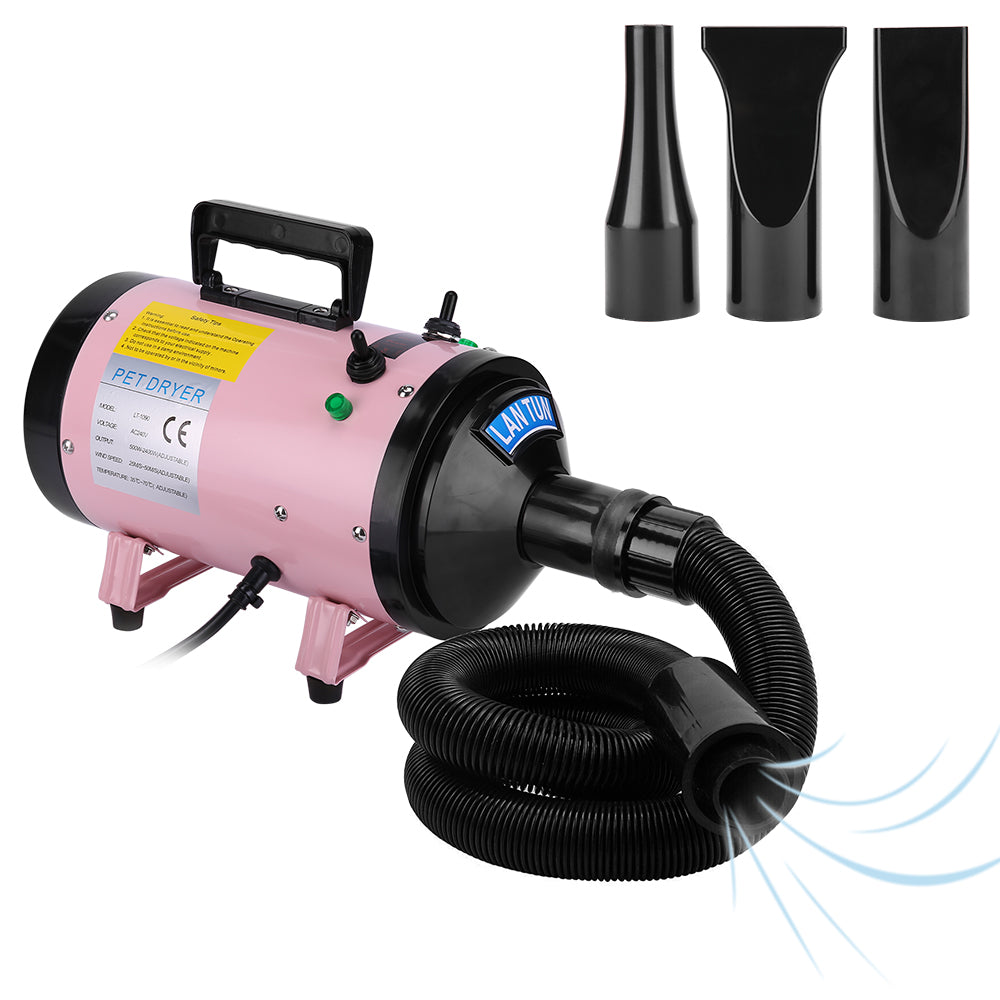 Pet Dryer Dog Grooming Tool Blow Adjustable Speed Hairdryer Hair Blowe ...