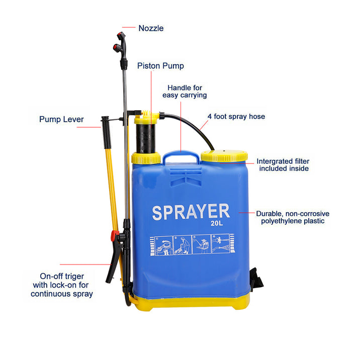 20L Weedsprayer Garden Sprayer Pump