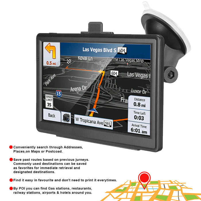 7" Multi-Functional Touch Screen GPS Navigator (8GB+256MB)