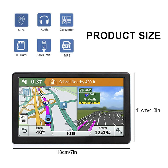 7" Multi-Functional Touch Screen GPS Navigator (8GB+256MB)
