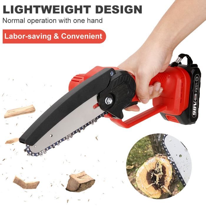 Cordless Electric Chainsaw Wood Cutter Set