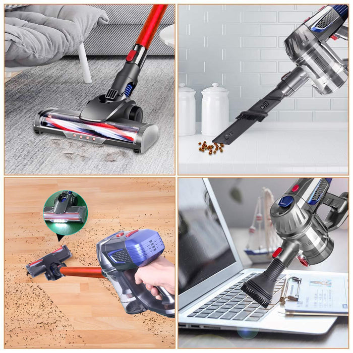 Handheld Stick Vacuum Cleaner Cordless Bagless Handstick Vac Recharge Tools Kit