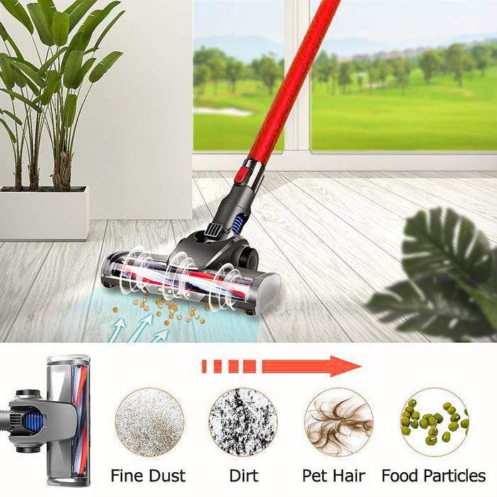 Handheld Stick Vacuum Cleaner Cordless Bagless Handstick Vac Recharge Tools Kit