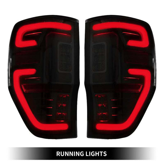 Car LED Tail Lights Fit For Ford Ranger PX MK2 Wildtrak T7 T8 2012-2021