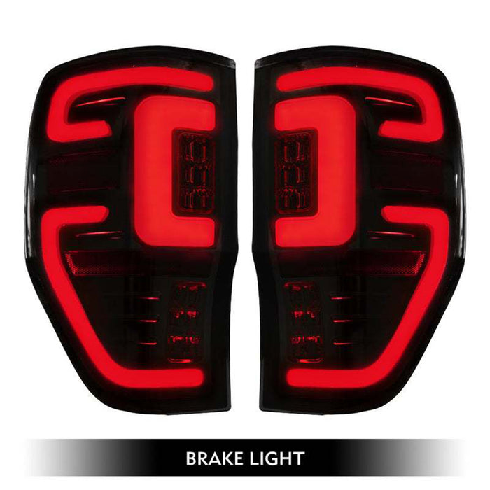 Car LED Tail Lights Fit For Ford Ranger PX MK2 Wildtrak T7 T8 2012-2021