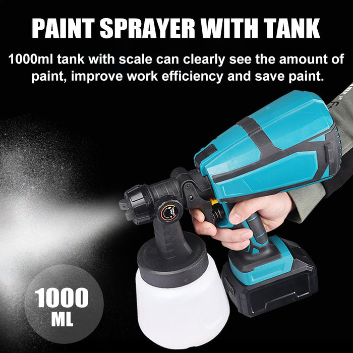 Wireless High Pressure Paint Sprayers 1000ML