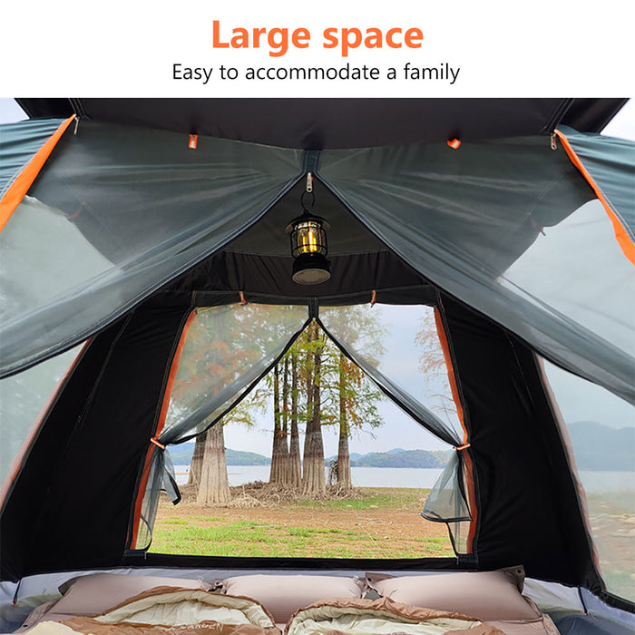 4-5 Persons Waterproof Automatic Outdoor Instant Pop Up Camping Tent UV Protect