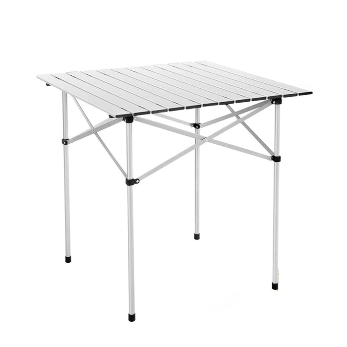 Portable Folding Aluminium Camping Table Picnic Outdoor Foldable Tables BBQ Desk