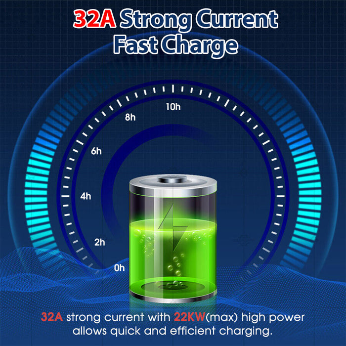 EV Power Cable Type 2 to Type 2 Charging