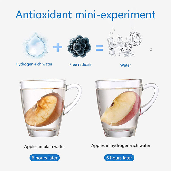 Electric Water Filter Portable Hydrogen-Rich Antioxidants Bottle Stainless Steel