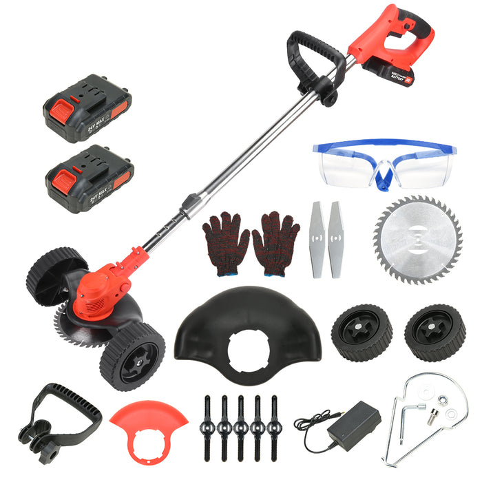 24V Cordless Whipper Snipper Mower Grass Trimmer