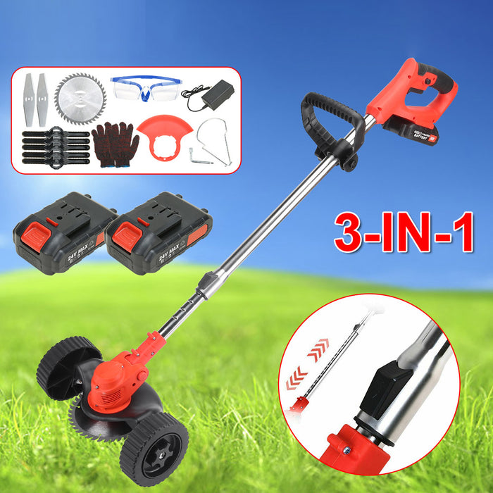 24V Cordless Whipper Snipper Mower Grass Trimmer