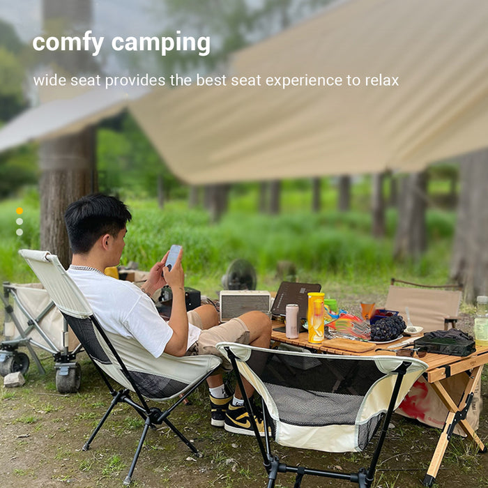 Foldable Camping Chairs Portable Camp Fishing Chair For Outdoor Barbecue Hiking