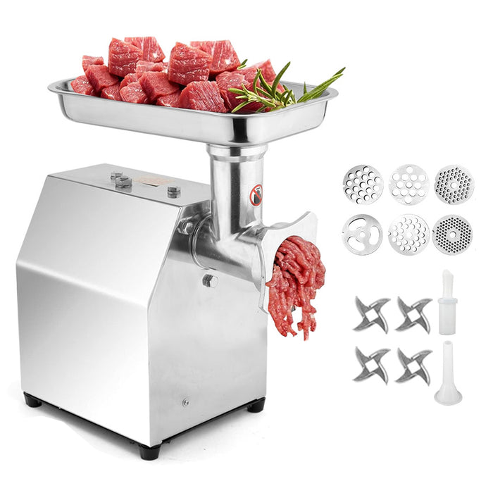 1500W Heavy Duty Commercial Meat Mincer Professional Fast Grinder Sausage Filler