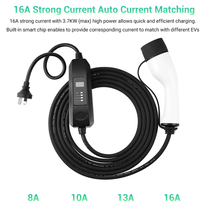 Electric Vehicle Power EV Charger Type 2 Portable Charging Cable