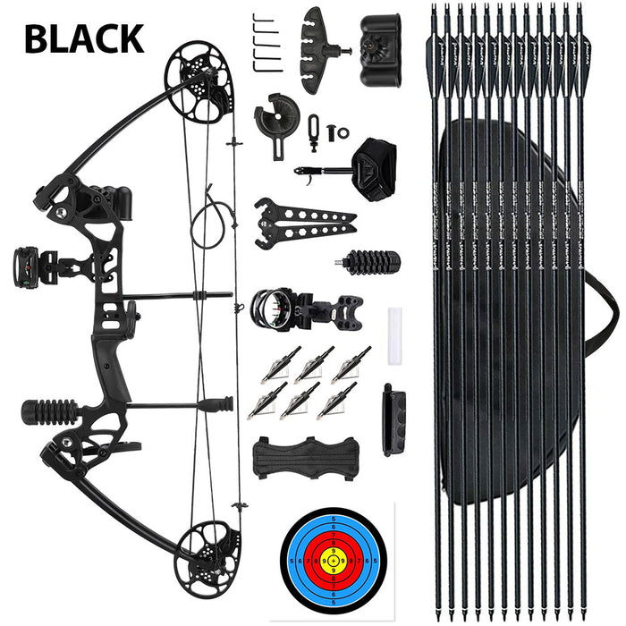 20-70LBS Compound Bow Archery Hunting Target Shooting Outdoor Sport Right Handed