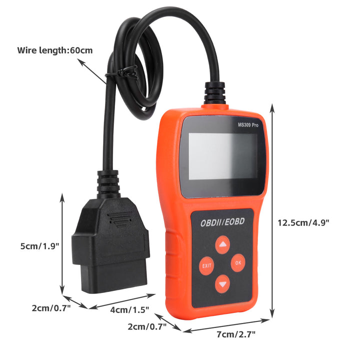 Diagnostic OBD2 Scan Tool Car Fault Scanner Check Code Reader Battery Life Test