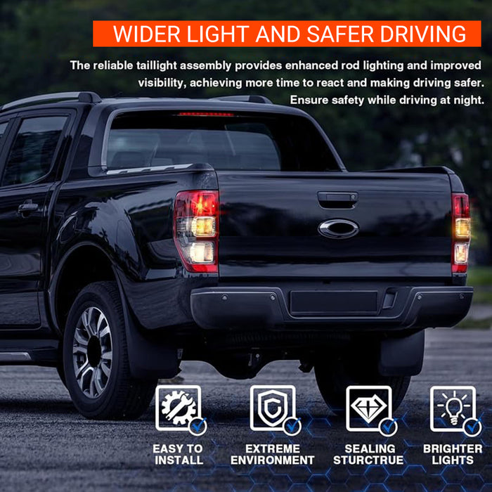 LH Left Tail Light Lamp CHR For Ford Ranger Ute PX 2011~2022 XL XLS XLT