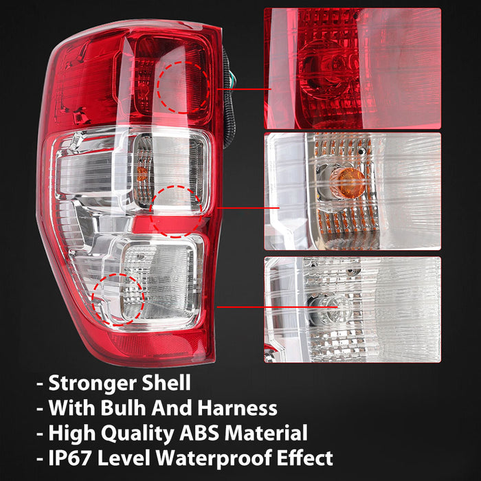 LH Left Tail Light Lamp CHR For Ford Ranger Ute PX 2011~2022 XL XLS XLT