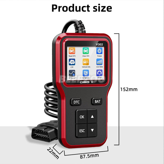 Diagnostic Scan Tool OBD2 Scanner Plug and Play Car Fault Code Readers Scanners