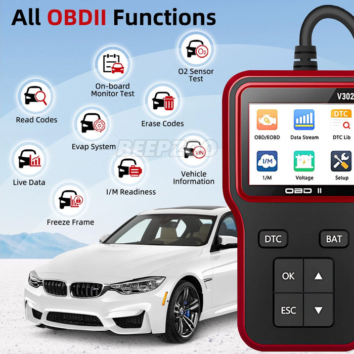 Diagnostic Scan Tool OBD2 Scanner Plug and Play Car Fault Code Readers Scanners