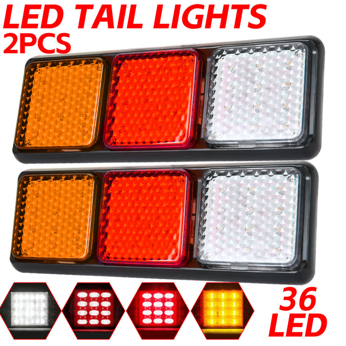2x Tail lights Stop 36 LED Trailer Indicator TRUCK CAMPER UTE 10-32V UTE Caravan